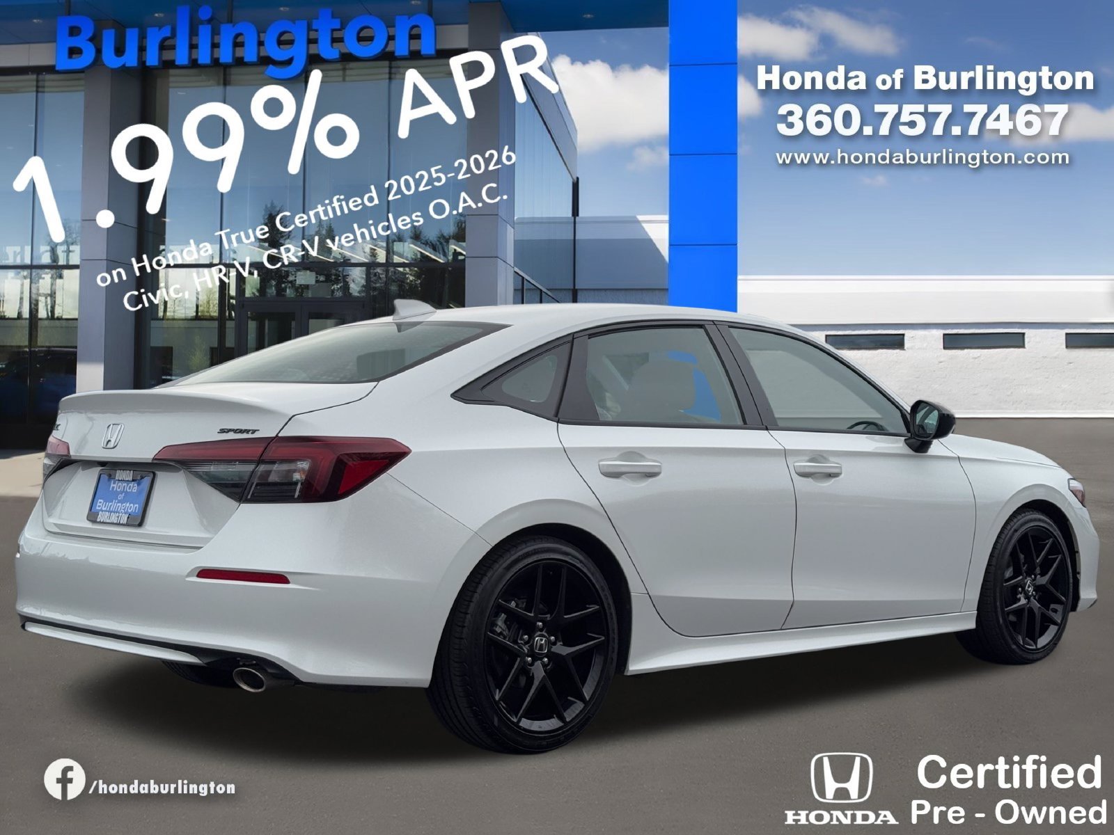 Certified 2026 Honda Civic Sport image 7