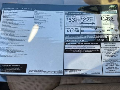 New 2026 Land Rover Range Rover SE image 28