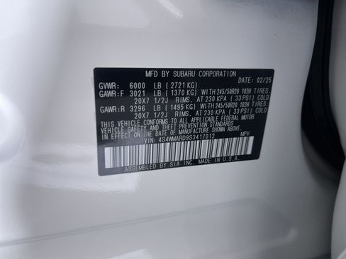 Used 2025 Subaru Ascent Bronze Edition w/ Popular Package #2 image 12