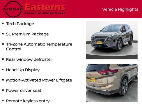 New 2025 Nissan Rogue SL w/ Tech Package AWD/4WD image 12