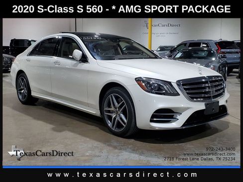 Used 2020 Mercedes-Benz S 560 4MATIC Sedan image 3