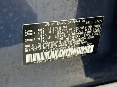 Used 2023 Subaru Outback Limited image 31