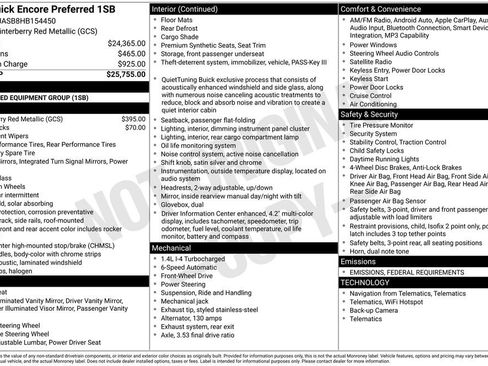 Used 2017 Buick Encore Preferred image 6