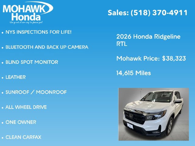 Certified 2026 Honda Ridgeline RTL image 8