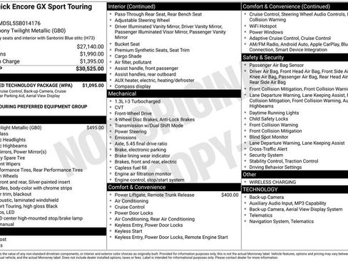 Used 2025 Buick Encore GX Sport Touring w/ Advanced Technology Package FWD image 5