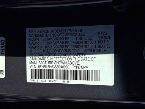 Used 2025 Honda Odyssey EX-L image 29