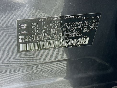 Used 2024 Subaru Ascent Premium w/ Convenience Package image 12