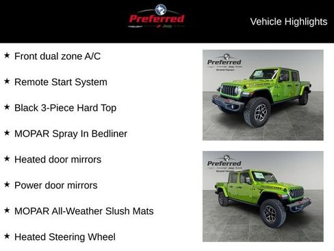 New 2025 Jeep Gladiator Rubicon w/ Safety Group image 12