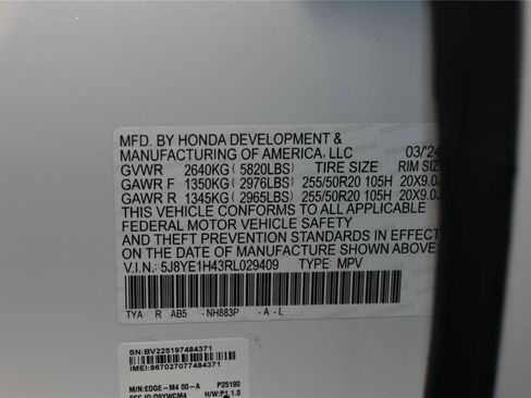 Certified 2024 Acura MDX SH-AWD w/ Technology Package image 24