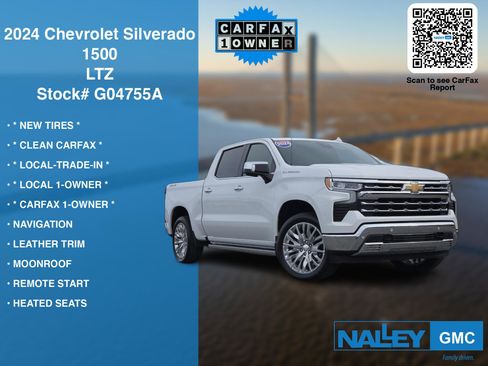 Used 2024 Chevrolet Silverado 1500 LTZ w/ Technology Package image 7