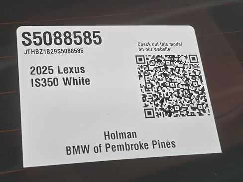 Used 2025 Lexus IS 350 F Sport w/ Accessory Package 2 RWD image 30
