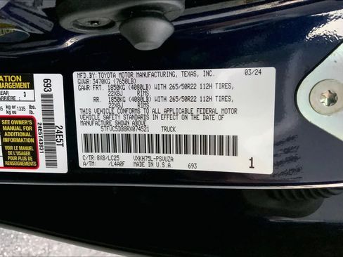 Used 2024 Toyota Tundra Capstone image 32