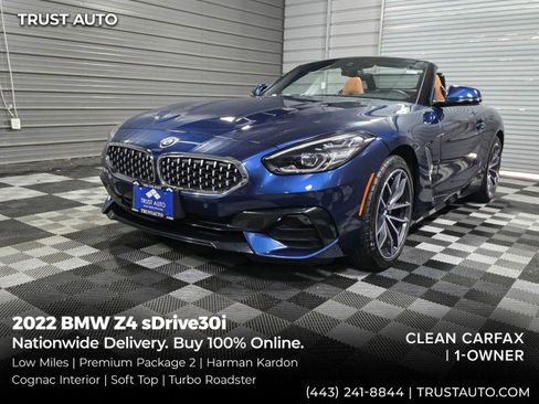 Used 2022 BMW Z4 sDrive30i w/ Premium Package 2 RWD image 1