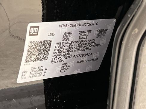 Certified 2026 Cadillac Escalade Platinum Sport w/ LPO, ONYX Package image 32