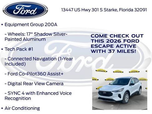 New 2026 Ford Escape Active w/ Tech Pack #1 image 15