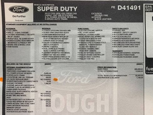 Used 2015 Ford F350 Lariat w/ Chrome Package AWD/4WD image 19