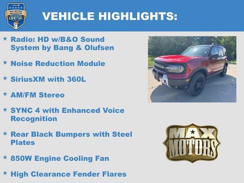 New 2026 Ford Bronco Sport Badlands w/ Sasquatch Badlands Package AWD/4WD image 17