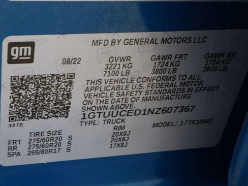 Used 2022 GMC Sierra 1500 Elevation w/ Elevation Premium Package AWD/4WD image 32