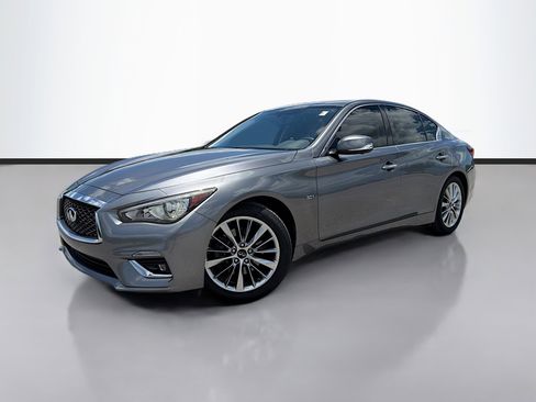 Used 2018 INFINITI Q50 Luxe w/ Essential Package (3.0T Luxe) RWD image 1