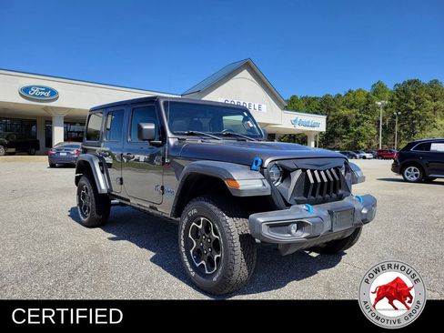 Used 2021 Jeep Wrangler Unlimited Rubicon 4xe w/ Dual Top Group image 8