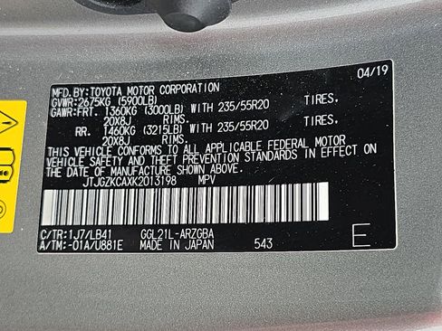 Used 2019 Lexus RX 350L FWD image 37