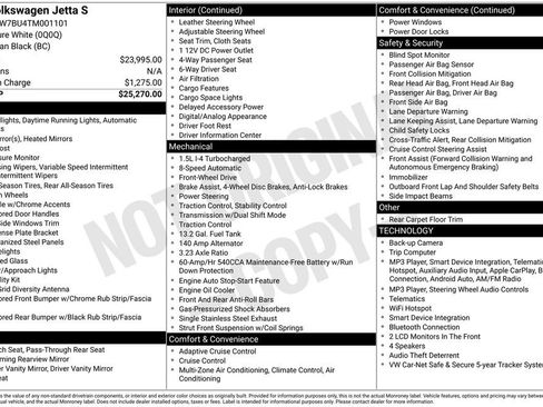 Certified 2026 Volkswagen Jetta S FWD image 12