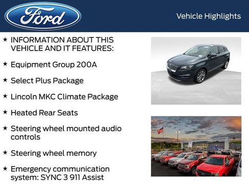 Used 2019 Lincoln MKC Select w/ Select Plus Package AWD/4WD image 4