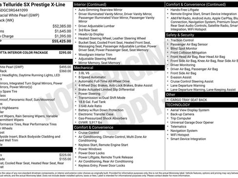 Used 2024 Kia Telluride SX Prestige X-Line AWD/4WD image 3