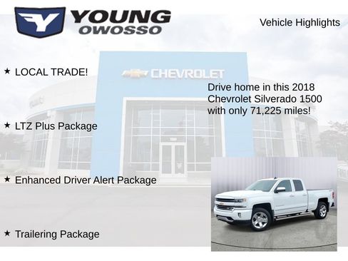 Used 2018 Chevrolet Silverado 1500 LTZ Z71 w/ LTZ Plus Package image 8