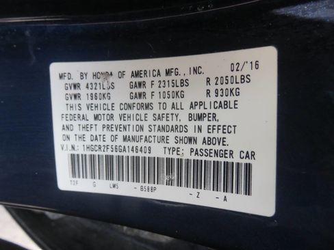 Used 2016 Honda Accord Sport image 32