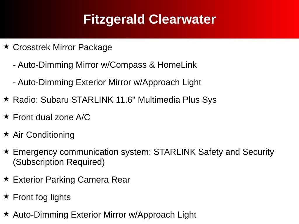 Certified 2024 Subaru Crosstrek 2.5i Wilderness w/ Crosstrek Mirror Package AWD/4WD image 5