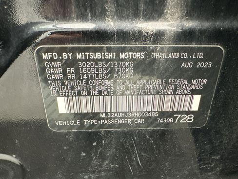 Used 2024 Mitsubishi Mirage ES FWD image 19