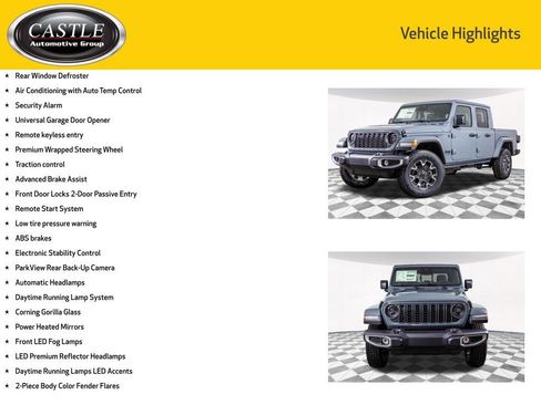 New 2026 Jeep Gladiator Sport AWD/4WD image 12