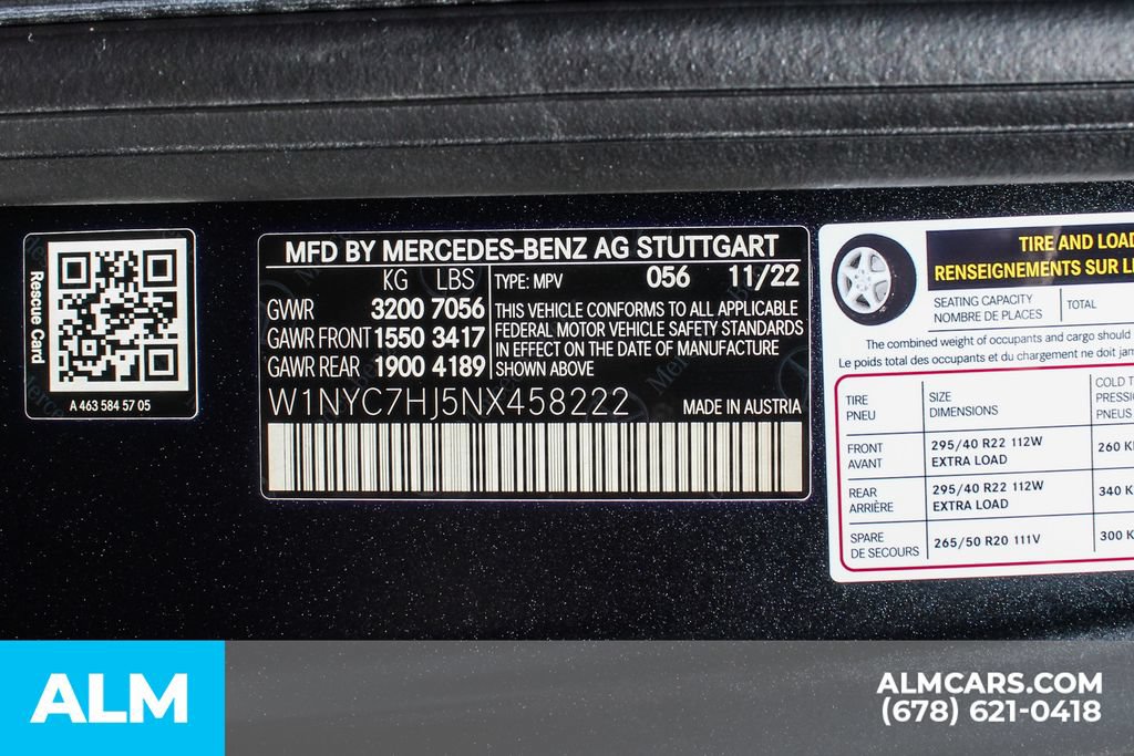 Used 2022 Mercedes-Benz G 63 AMG 4MATIC image 43