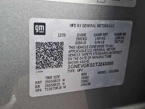 New 2026 Chevrolet Traverse LT w/ Sun and Wheel Package image 18