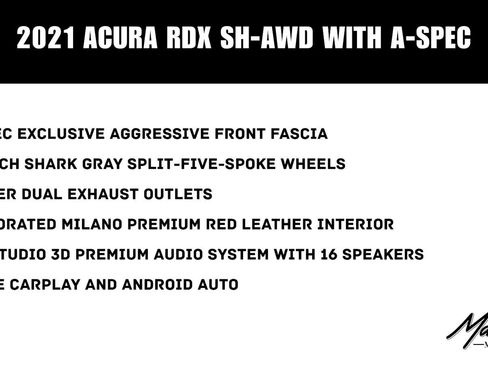 Used 2021 Acura RDX A-Spec AWD/4WD image 4