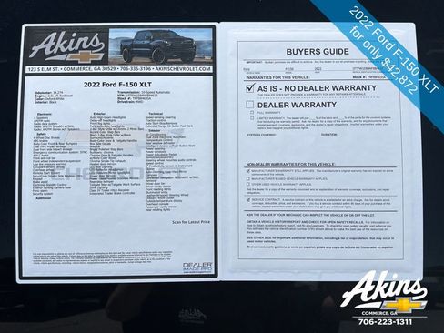 Used 2022 Ford F150 XLT w/ Equipment Group 302A High AWD/4WD image 13