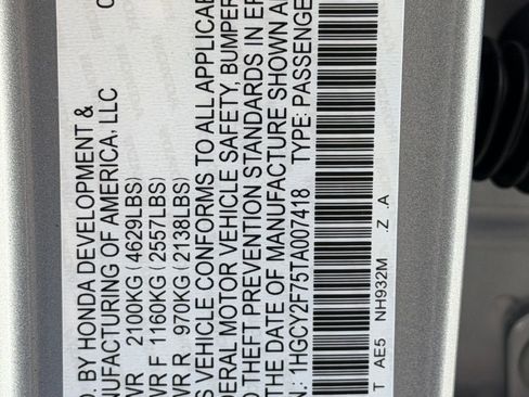 New 2026 Honda Accord Sport image 22