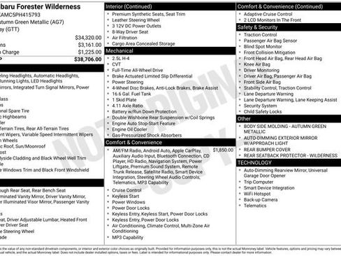 Used 2023 Subaru Forester Wilderness image 5