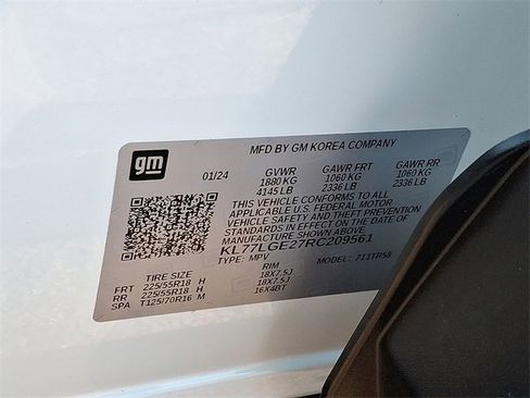 Certified 2024 Chevrolet Trax RS w/ Driver Confidence Package image 30