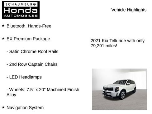 Used 2021 Kia Telluride EX w/ EX Premium Package AWD/4WD image 8