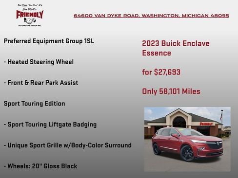 Used 2023 Buick Enclave Essence w/ Experience Buick Package image 5