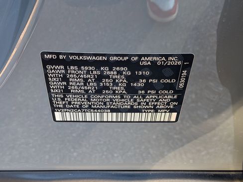 New 2026 Volkswagen Atlas SEL Premium R-Line image 40