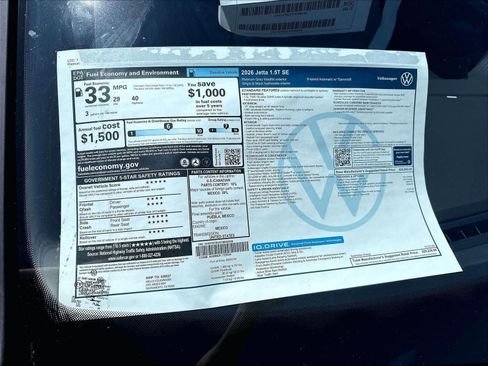 New 2026 Volkswagen Jetta SE FWD image 13