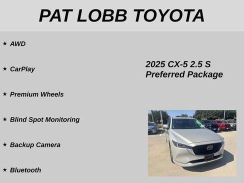Used 2025 MAZDA CX-5 AWD 2.5 S w/ Preferred Package image 18