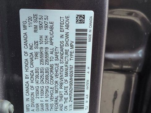 Used 2021 Honda CR-V Touring image 26