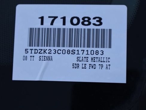 Used 2008 Toyota Sienna CE FWD image 7