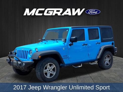 Used 2017 Jeep Wrangler Unlimited Sport w/ Quick Order Package 24S AWD/4WD image 1
