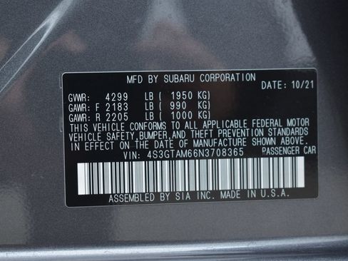 Used 2022 Subaru Impreza 2.0i Sport w/ Popular Package #3 AWD/4WD image 48