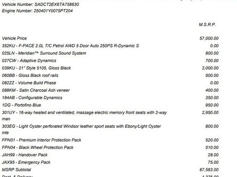 New 2026 Jaguar F-PACE R-Dynamic S image 28